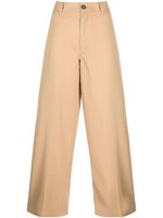 Jil Sander pantalon ample à taille-haute - Tons neutres - thumbnail