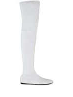 PUCCI boots à logo brodé - Blanc