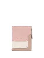 Marni portefeuille pliant à design colour block - Rose