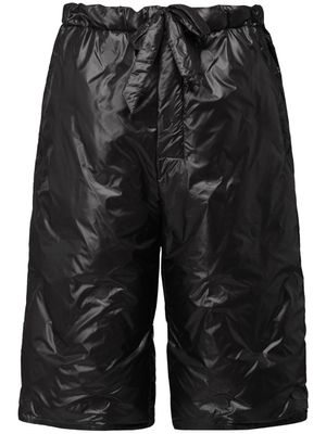Maison Margiela bermuda à design matelassé - Noir
