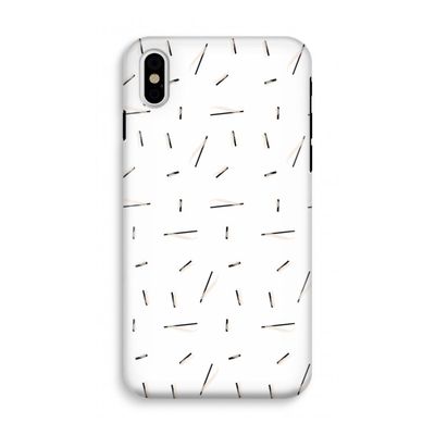 Hipster stripes: iPhone XS Tough Case