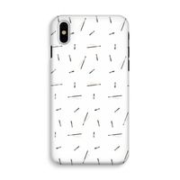 Hipster stripes: iPhone XS Tough Case