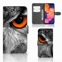 Samsung Galaxy A10 | Telefoonhoesje | Met pasjeshouder | Uil