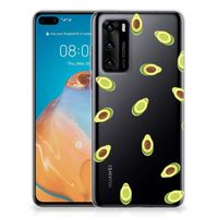 Huawei P40 Siliconen Case Avocado