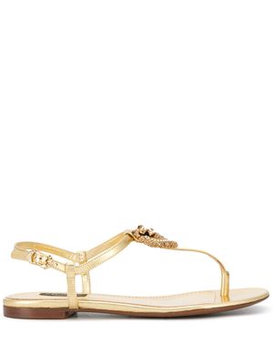 Dolce & Gabbana sandales Devotion - Or