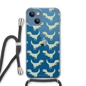 Dinos: iPhone 13 Transparant Hoesje met koord