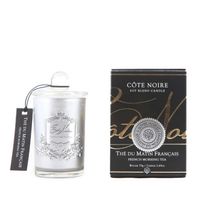 Geurkaars French Morning Tea 75gr zilver - Cote Noire - thumbnail