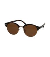 Spectrum zonnebril club rond havana goud bruin unisex Spectrum zonnebril club rond havana goud bruin unisex
