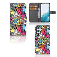 Samsung Galaxy A54 5G | Wallet Case | met Pasjes | Punk Rock Samsung Galaxy A54 5G | Wallet Case | met Pasjes | Punk Rock