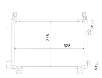 Condensor, airconditioning AC806000S