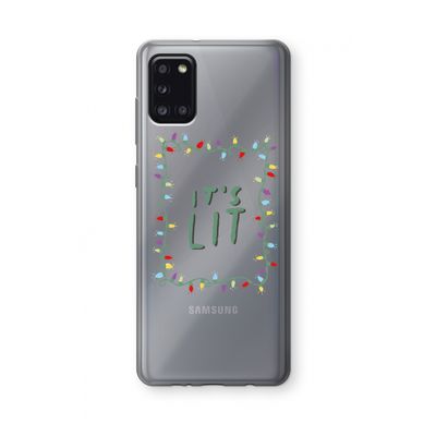 It's Lit: Samsung Galaxy A31 Transparant Hoesje