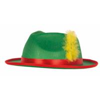 Oktoberfest verkleed hoedjes - groen - volwassenen - Tiroler bierfeest hoeden