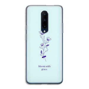 Bloom with grace: OnePlus 7 Pro Transparant Hoesje