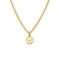 Minimalistische sterrenbeeld ketting - Stainless steel - Goud - Stier - Taurus