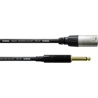 Cordial CCM 10 MP XLR Verbindingskabel [1x XLR-stekker - 1x Jackplug male 6,3 mm] 10.00 m Zwart - thumbnail