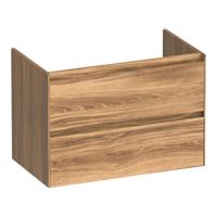 Brauer Inspire - Onderkast 80 cm - met 2 Softclose Lades Greeploos en 1 Sifon Uitsparing - Honey