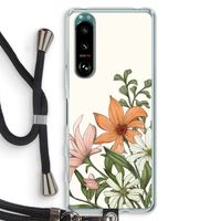 Floral bouquet: Sony Xperia 5 III Transparant Hoesje met koord