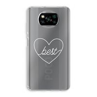 Best heart pastel: Xiaomi Poco X3 Pro Transparant Hoesje