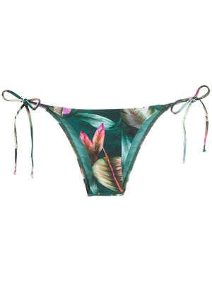 Lygia & Nanny pantalon Thai à imprimé feuillage - Vert