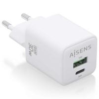 Oplader Aisens ASCH-30W2P037-W Wit Multicolour 33 W (1 Stuks)