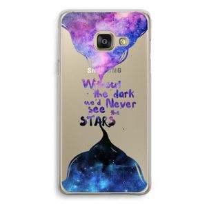 Stars quote: Samsung Galaxy A3 (2016) Transparant Hoesje