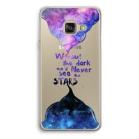 Stars quote: Samsung Galaxy A3 (2016) Transparant Hoesje