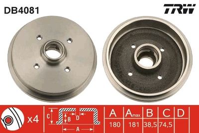 Remtrommel DB4081