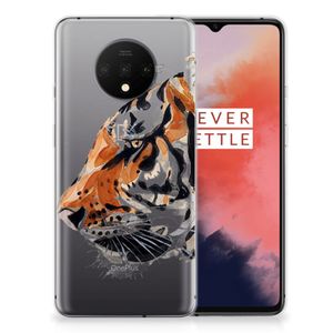 Hoesje maken OnePlus 7T Watercolor Tiger