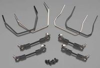 Sway bar kit, slash 4x4 (front and rear) (includes front and rear sway bars and adjustable linkage)