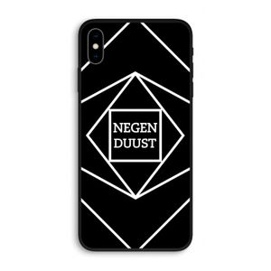 Negenduust geometrisch: iPhone XS Max Biologisch afbreekbaar hoesje