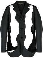 Comme des Garçons Homme Plus blazer à détails de découpes - Noir