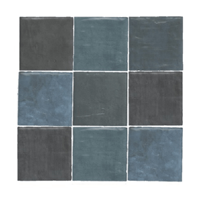 Terre d&apos;Azur Maroc Graphite Mix 11.5x11.5 cm