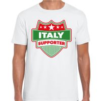 Italie / Italy schild supporter t-shirt wit voor heren - thumbnail