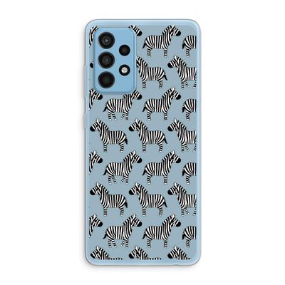 Zebra: Samsung Galaxy A52 Transparant Hoesje