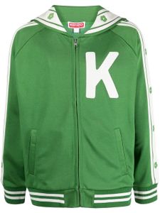 Kenzo veste teddy à imprimé graphique - Vert