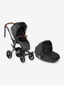 Duo JANE met kinderwagen Crosswalk + Matrix Light 2 autostoel, collectie 2022 zwart (cold black)
