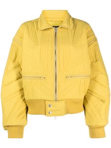 Y-3 doudoune à fermeture zippée - Jaune