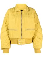 Y-3 doudoune à fermeture zippée - Jaune