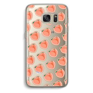 Just peachy: Samsung Galaxy S7 Transparant Hoesje