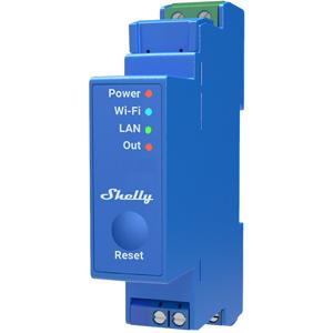 Shelly Pro 1 power relay Blauw