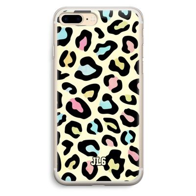 Leopard pattern: iPhone 7 Plus Transparant Hoesje
