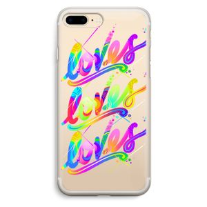 Loves: iPhone 7 Plus Transparant Hoesje