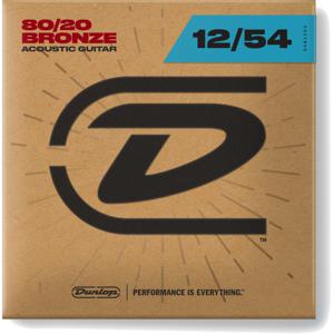 Dunlop DAB1254 80/20 Bronze Light 12-54 snarenset