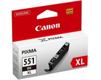 Canon CLI-551XL BK w/sec inktcartridge 1 stuk(s) Origineel Hoog (XL) rendement Foto zwart - thumbnail