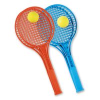Androni Tennisracket junior kleur met bal