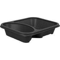 Bak | PP | 2-vaks | 227x177x50mm | grijs | 365 stuks