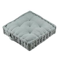Stof Textile Vloerkussen Maxime - lichtgroen - katoen - 45 x 45 x 10 cm - vierkant - Extra dik Stof Textile Vloerkussen Maxime - lichtgroen - katoen - 45 x 45 x 10 cm - vierkant - Extra dik