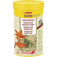 Sera Goldy Nature 250ml - Natuurvoer voor Goudvissen & Koudwatervissen, Eiwitrijk, Zonder Toevoegingen