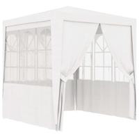 VidaXL Partytent met zijwanden professioneel 90 g/m² 2x2 m wit