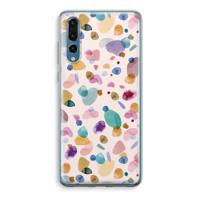 Terrazzo Memphis Pink: Huawei P20 Pro Transparant Hoesje - thumbnail